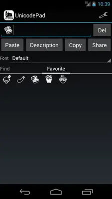 UnicodePad android App screenshot 4
